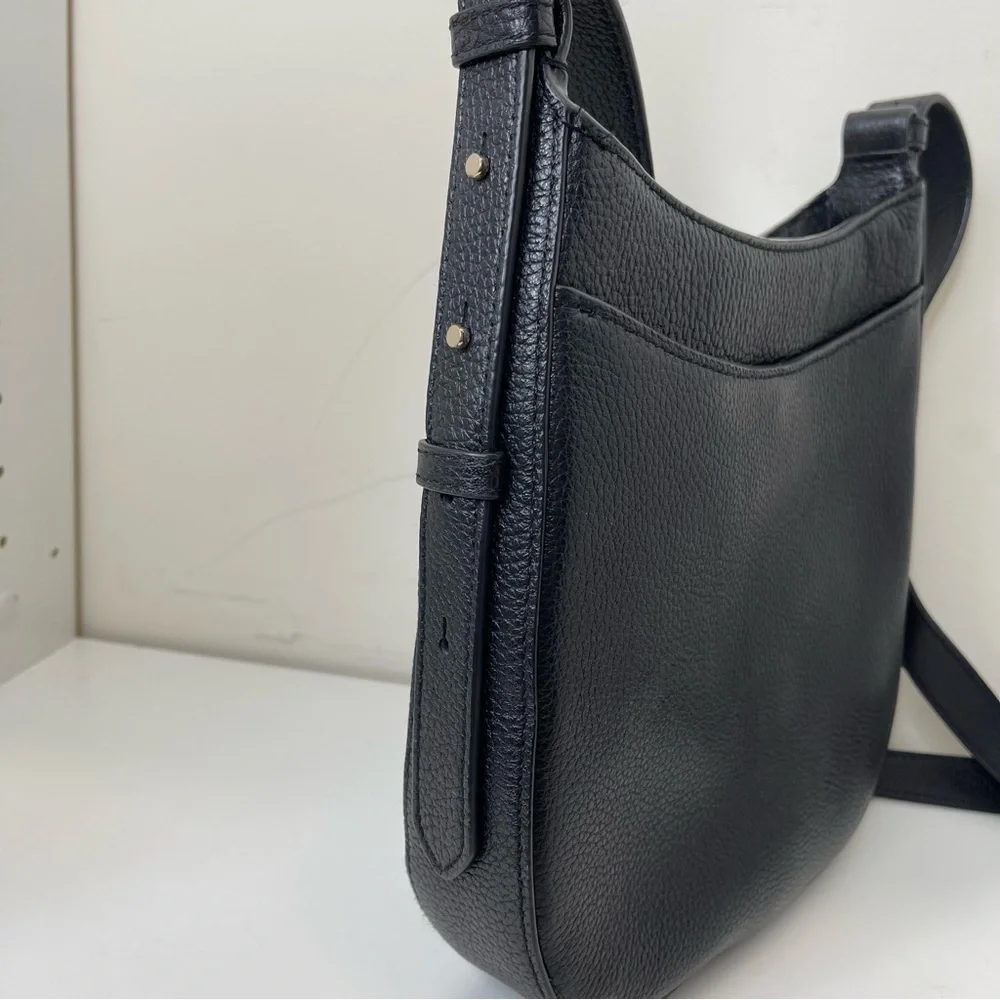 Kate Spade Leila North South Crossbody bag preppy designer quiet leather